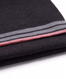 Grey Knitted Merino Wool Hat & Scarf Set