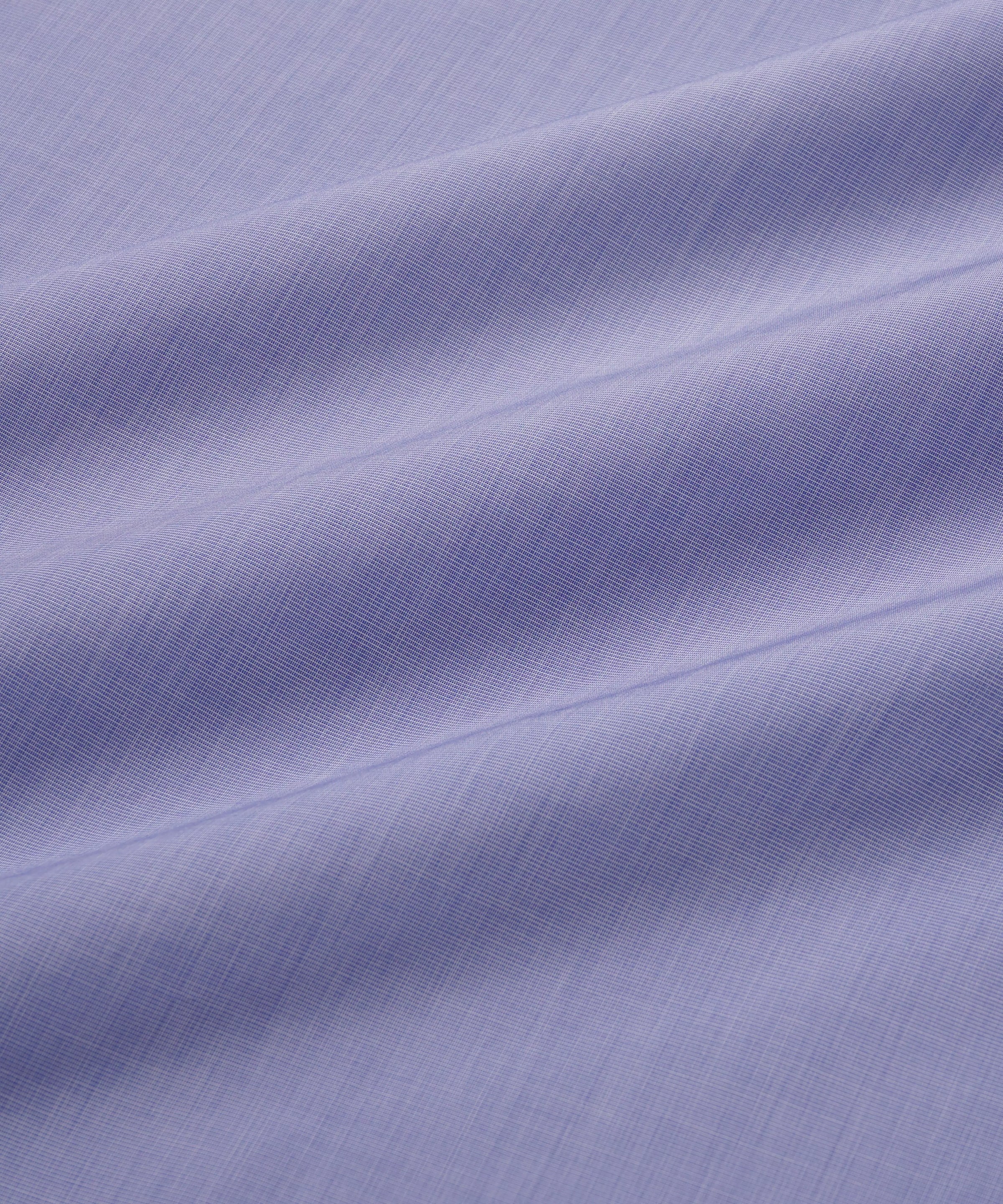 Blue Tailored Fit Double Cuff End on End Formal Shirt