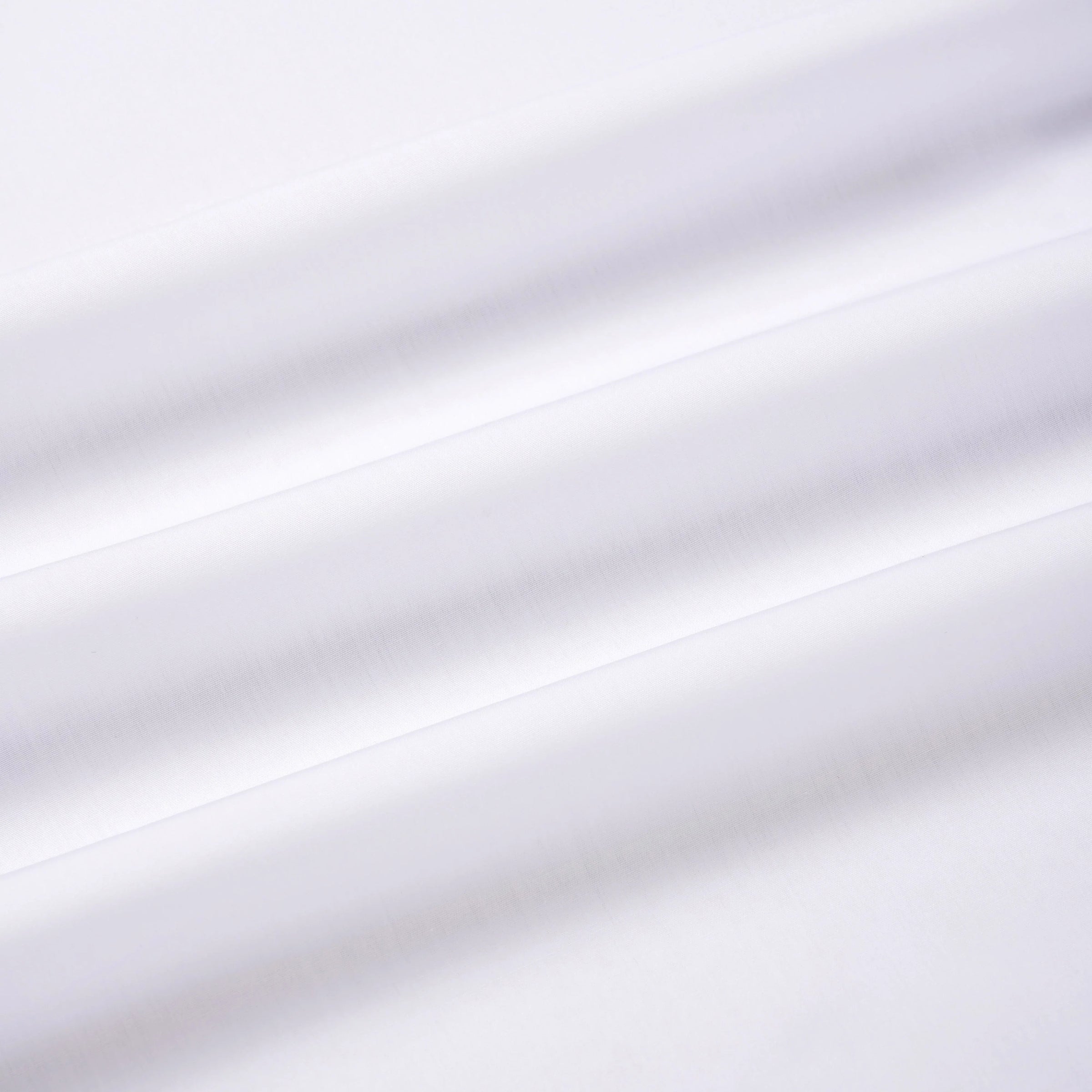 White Classic Fit Double Cuff Poplin Formal Shirt