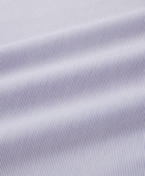 Deep Blue & White Slim Fit Double Cuff Pin Stripe Formal Shirt